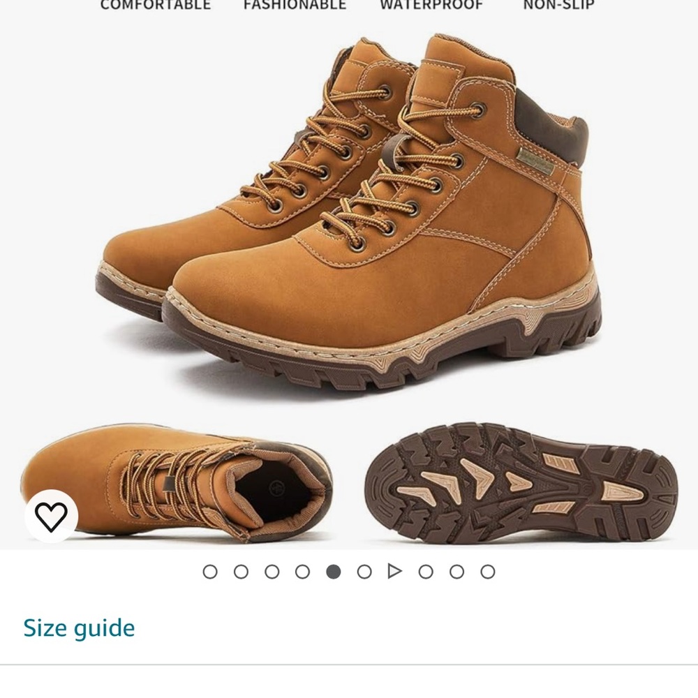 Waterproof hiking boots. Worn twice. - Picture 7 of 10